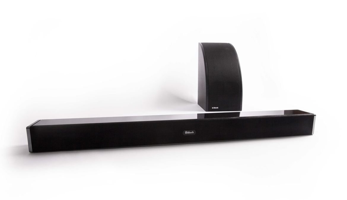 BLOCK XB-100 + XS-100 Barra de som 40W, 4 médios / grave e 2 tweeters, aux in 3.5 mm frente, aux in traseiro, entradas 1 x usb, 1 x óptico, 1 x coaxial, pré-out, rádio FM e internet, DLNA e UpnP via app "Undock", bluetooth, wifi, streaming, spotify connect. Subwoofer amplificado 50W, aux in, pré-out, rádio internet, DLNA e UpnP via app "Undock". wifi, streaming. Dim: L195 x A373 x P260 mm. Peso: 5.2 kg. Multiroom até 5 dispositivos.