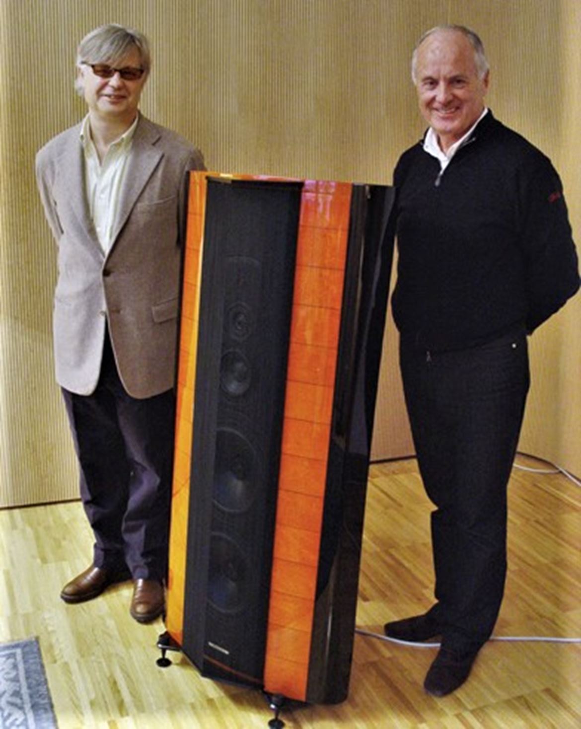 Ricardo Franassovici com Franco Serblin e as Stradivari, Arcugnano, Italia 2003.jpg