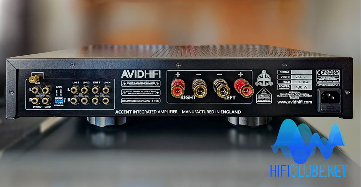 AVID Accent:_painel traseiro.