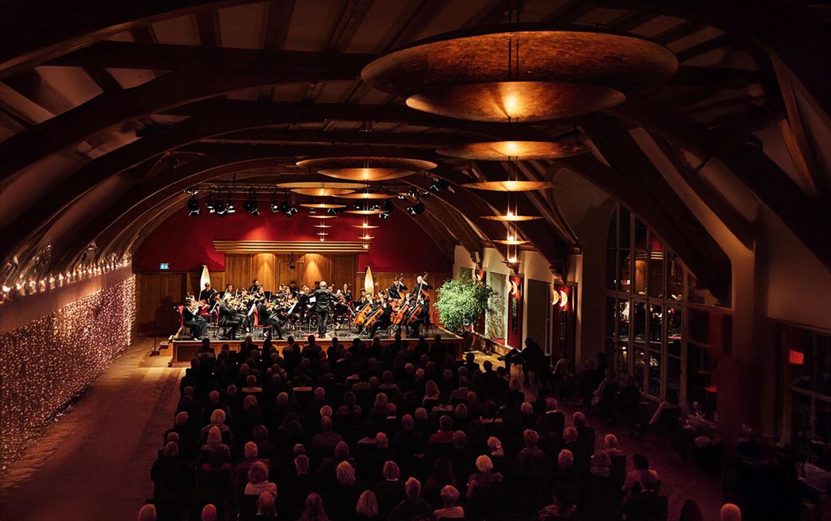 Schloss Elmau Concert Hall, Baviera (Photo Courtesy of Schloss Elmau).