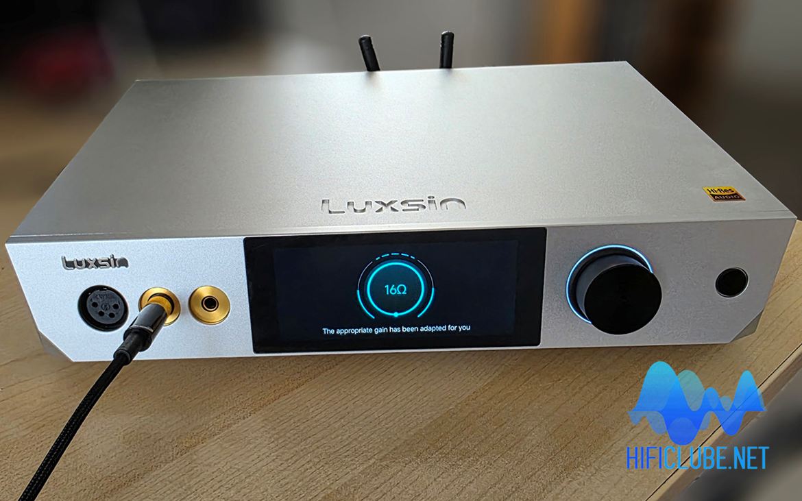 The X9 will automatically assess the headphones impedance and suggest the best gain setting.