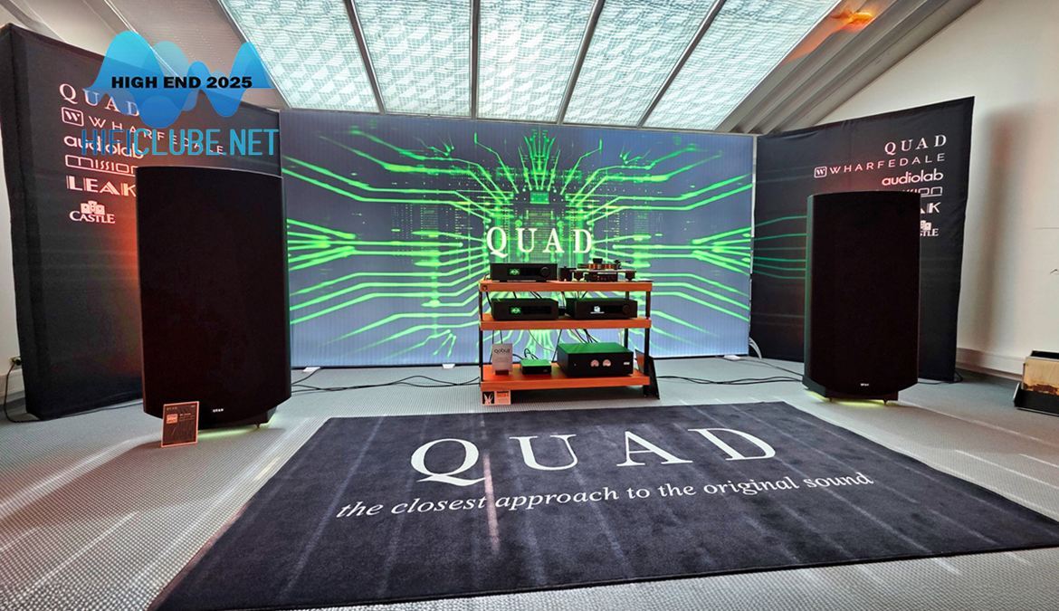 The new QUAD ELS 2912 X being demoed at the High end 2025, Munich.