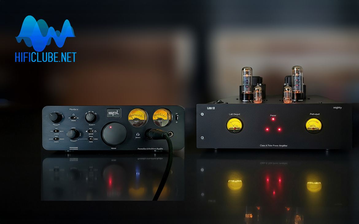 SPL Phonitor X pode ser utilizado como prévio de linha com um amplificador a válvulas como o LAB12 Mighty.