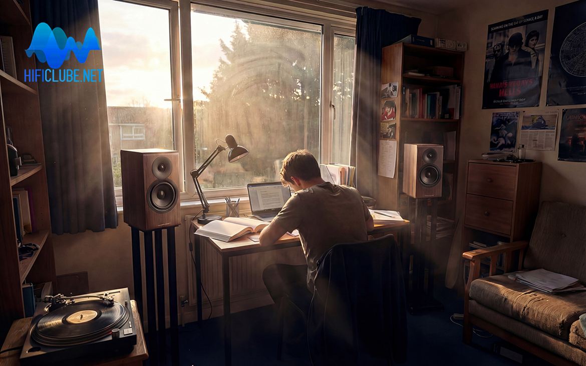 Acoustic Energy AE300-2, um luxo para um estudante que já sabe o que quer quando for grande...