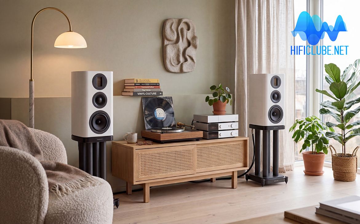 The Wharfedale EVO 5.2 targets listeners who want the bass, body, and comfort of a large speaker.