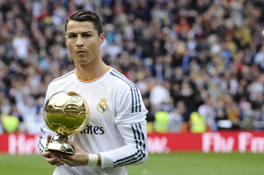 Cristiano Ronaldo, o menino de oiro (foto cortesia página oficial Facebook)