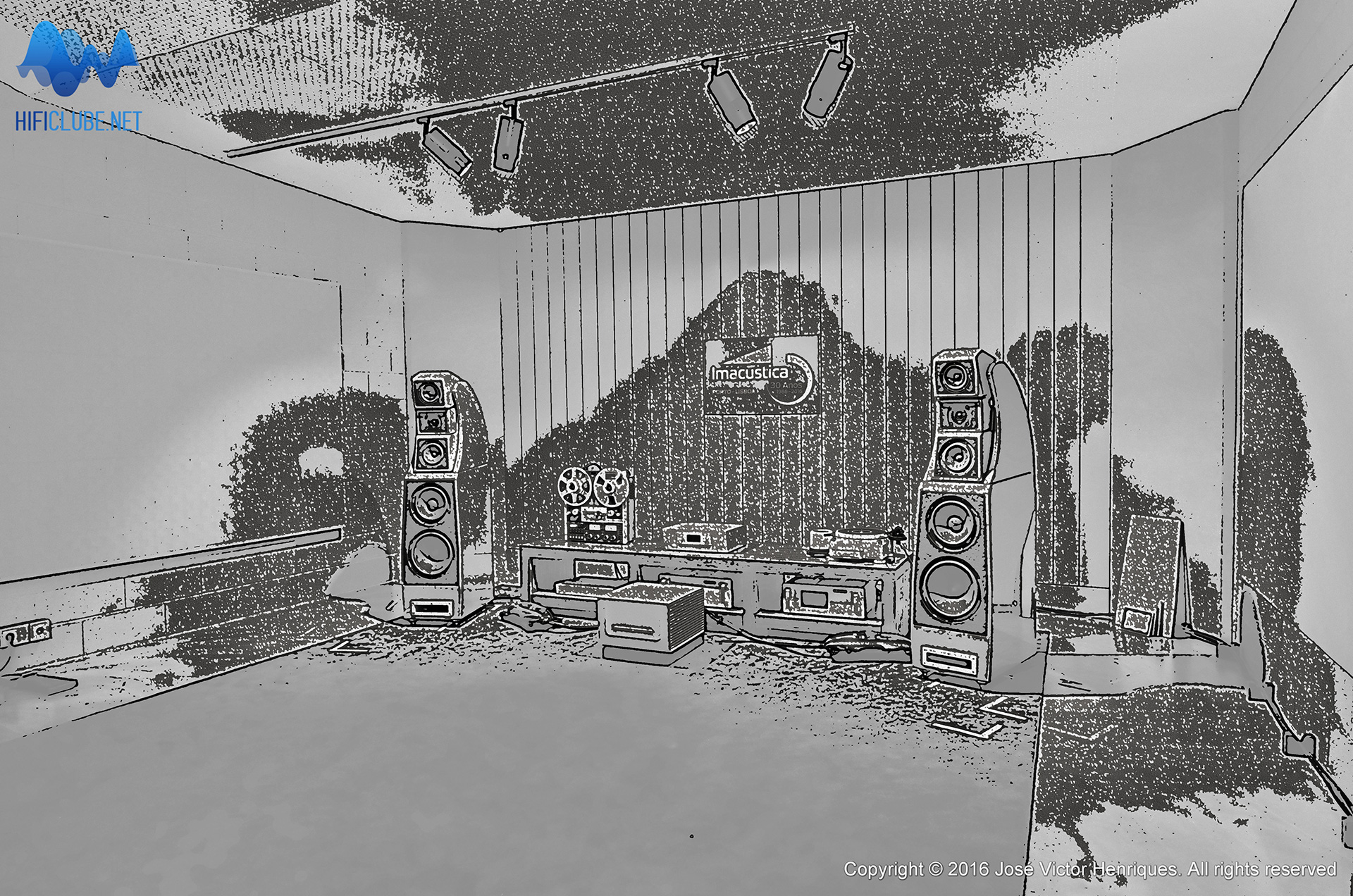 Imacustica - Lisboa - desenho a carvão by JVH (photoshop)