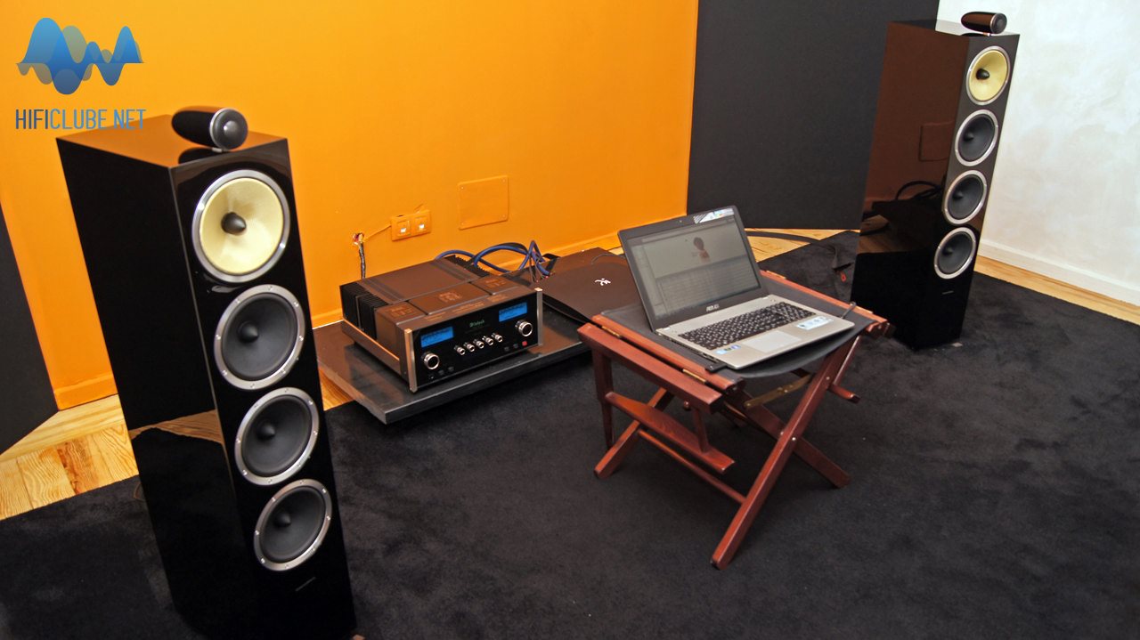 B&W CM10 (auditório da Viasonica durante o teste tecnicoauditivo de JVH)