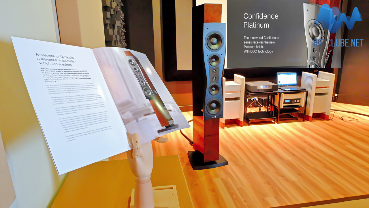 Dynaudio Platinum Confidence 4, no auditório principal