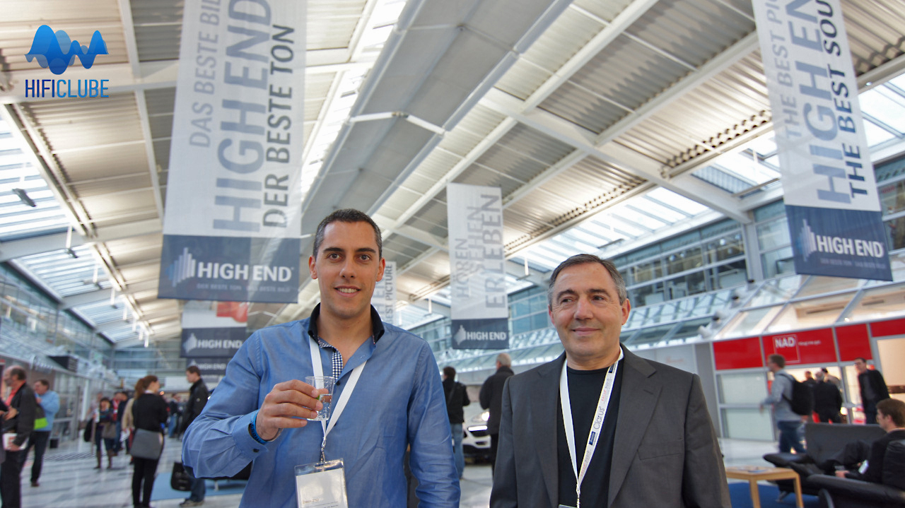 Delfim Yanez e Vítor Pereira, no Highend 2013, Munique