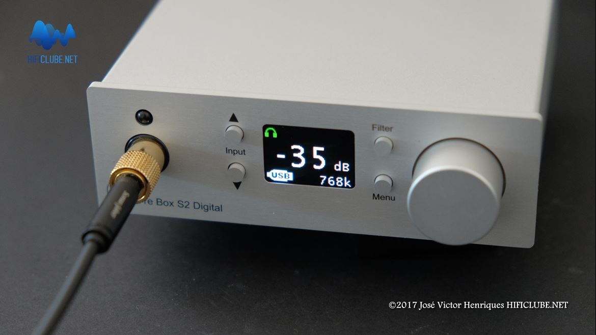 O Pre Box S2 Digital é também compatível com PCM768k, o que pudemos confirmar.